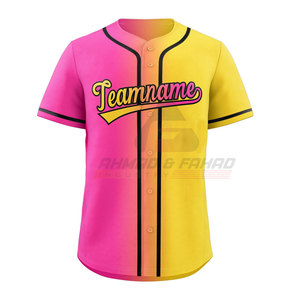 Ropa deportiva Uniforme de béisbol de nuevo diseño Uniforme de béisbol de poliéster 100% a la venta - Product Image 3