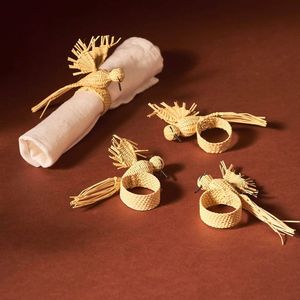 Latest Design Round Shaped Rattan Napkin Rings <b>Top</b> Quality for <b>Wedding</b> Parties and Restaurant <b>Table</b> <b>Decorations</b> - Product Image 3