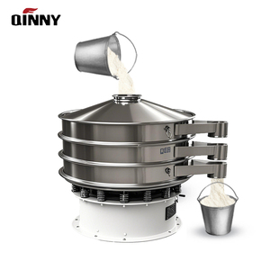 Stainless Steel 304 Motor Rotary Vibrating Screen Separator for Food Processing Spice Onion Powder High Precision Mesh Sieving - Product Image 1