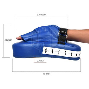 Premium Leather Punching Mitts for Training Fitness Sessions-Durable High Density <b>Foam</b> <b>Padding</b> Eco-Friendly - Product Image 5