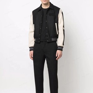 Manufacturer Customized Embroidered Letter Logo Unisex Waterproof Soft Fashion Outerwear <b>Men</b> Varsity Letterman Bomber <b>Jackets</b> - Product Image 4