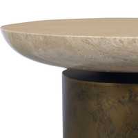 Table de base cylindrique minimaliste pour jardin décoratif
