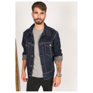 Veste d'hiver décontractée pour hommes de style vintage, couleur unie, vêtements d'extérieur amples en coton avec coupe ajustée et simple boutonnage - Product Image 2