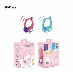 Audífonos Dinámicos Rkd 6703 con Cable para Niños, para Uso con Teléfono Móvil - Product Image 1