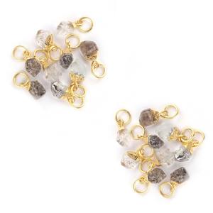 Améthyste Argent Sterling 925 Or Galvanoplastie Pierre Brute Charm Pierre de Naissance Pendentif Charm Bijoux pour Femmes, Fait Main Dainty - Product Image 2