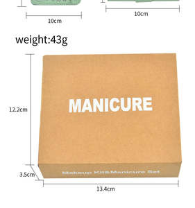 Nouvel arrivage de coupe-ongles élégants outils portables de manucure et pédicure luxueux avec étui en cuir boîte de voyage pour salon emballage - Product Image 5