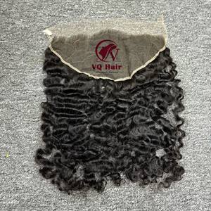 2024 vente chaude HD dentelle 13x6 frontal birman bouclés 100% extensions de cheveux humains vierges vietnamiens bruts non transformés - Product Image 3