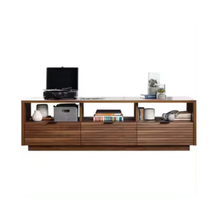 Armoire de salon en bois massif en teck meuble TV meubles de salon au prix abordable fabriqué dans le centre de Java - Product Image 1