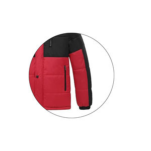 Wholesale <b>Thin</b> <b>Puffer</b> <b>Jacket</b> for Men Stand Collar Pocket Custom OEM Printed Waterproof Windproof Breathable Winter <b>Jacket</b> - Product Image 4