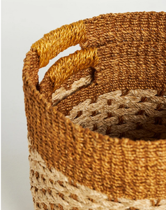 BEST SELLER - Wholesale Set 2 <b>Seagrass</b> <b>Baskets</b> Products <b>Seagrass</b> <b>Basket</b> in High Quality For Home Decor Made in VIETNAM - Product Image 2