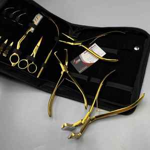 ชุดเครื่องมือไมโครลิงก์แบบพรีเมี่ยมคีมต่อผมสีทองพร้อมกล่องใส่โลโก้แบบกำหนดเองได้ - Product Image 5