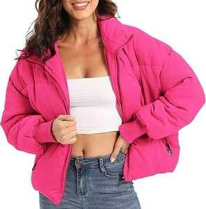 Pink Color Long Thin Front Summer Streetwear Puffer <b>Jacket</b> Low Price New Style <b>Padded</b> Coat <b>Waterproof</b> Windproof Breathable - Product Image 6