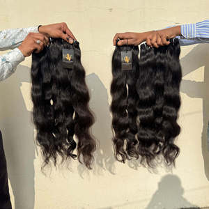 Bundles de cheveux indiens non traités en vison avec fermeture Hd Bundles de cheveux humains Body Wave Cheveux du temple bouclés en vison brut - Product Image 2