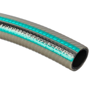 Un juego versátil de mangueras de agua de jardín de PVC de 25 metros de largo y 1/2 "con un rociador de riego suave y flexible Flor de Lima en una bolsa - Product Image 1