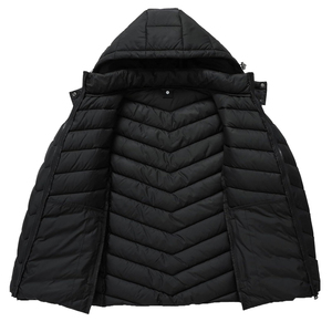 Chaqueta de Invierno Reversible para Mujer, Diseño Nuevo, Chaqueta Acolchada Gruesa, Chaqueta de Plumón, Parka con Capucha Desmontable - Product Image 6