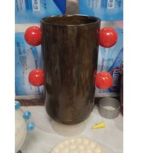 Ivory Resin <b>Bubble</b> <b>Vase</b> with Sculpted Base | Handcrafted Artistic <b>Vase</b> for Modern Home Decor - Product Image 1