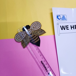 ที่รองแก้วชาผึ้งทำด้วยมือสำหรับตกแต่งโต๊ะอย่างหรูหราทำจากลูกปัดแก้วพรีเมี่ยมเหมาะสำหรับเป็นของขวัญและตกแต่งบ้าน - Product Image 3