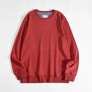 Jersey de algodón para hombre 2025, sudaderas de gran tamaño, ropa de calle personalizada, cuello redondo, venta al por mayor para la temporada de invierno, sudadera con logotipo personalizado - Product Image 1