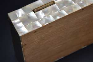 Boîte à bijoux en nacre de haute qualité Accessoires en velours et bois du fabricant indien pour l'emballage de bijoux - Product Image 2