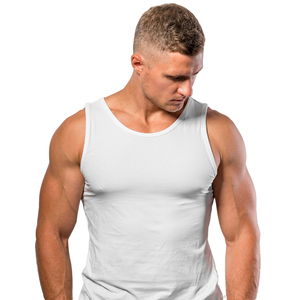 คุณภาพสูงStreetwearฟิตเนสออกกําลังกายเสื้อผ้าผู้ชายกีฬาเสื้อยืดแขนกุดGym Singlet Stringerผู้ชายTank Top - Product Image 4