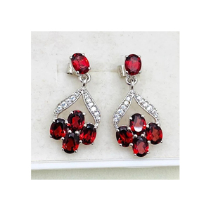 Latest Collection Fancy 925 Sterling <b>Silver</b> <b>Stud</b> Earrings Handcrafted Sparkling Gemstone Fine Jewelry Making Direct from Indian - Product Image 3