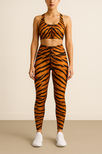 Pour contrôler les vêtements de sport pour femmes Leggings taille élastique crochet haut 4 voies extensible Skinny Fit Nylon Polyester Gym décontracté - Product Image 6