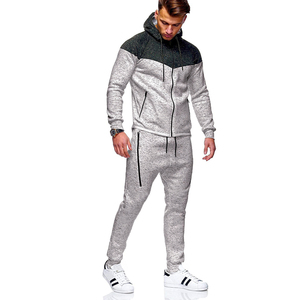 Venta al por mayor entrenamiento gimnasio chándal personalizado para hombre Jogging chándal hombres Jogging cremallera chándal hombres sudaderas con capucha y sudaderas - Product Image 2