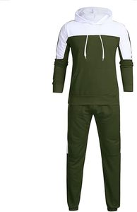 Venta al por mayor personalizado para hombre de 2 piezas chándal-Sudadera con capucha y pantalones de chándal para Casual Athletic Jogging-pulóver traje de chándal - Product Image 2