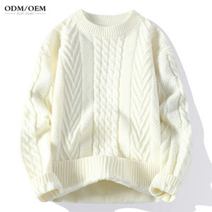 Fashion Design Custom Logo <b>Christmas</b> Pullover Knitting <b>Jumper</b> Winter Men Knitted Cotton Acrylic Sweater for Adults - Product Image 2