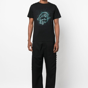 T-shirts personnalisés de haute qualité avec strass, impression de logo personnalisée, manches courtes, design graphique, t-shirts pour hommes avec strass - Product Image 2