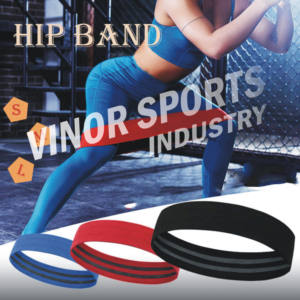 Juego de bandas de cadera de resistencia pesada personalizadas, bandas de entrenamiento de goma de látex, tela de poliéster para equipo de gimnasio para hacer ejercicio - Product Image 4