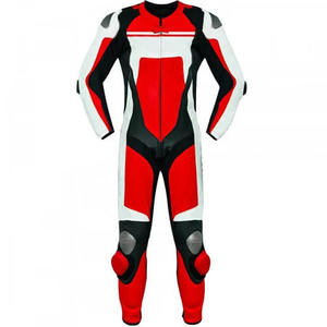 ชุดแข่งมอเตอร์ไซด์สำหรับผู้ชายและผู้หญิง, ชุดแข่งมอเตอร์ไซค์หนังระบายอากาศได้ดีแห้งเร็วไซส์ใหญ่ - Product Image 5