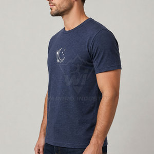 T-shirts décontractés pour hommes avec strass, tissu respirant, motif élégant en cristal, adaptés aux activités de plein air et au quotidien - Product Image 5