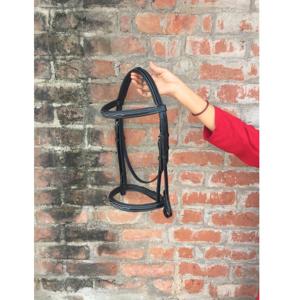 Brida ostentosa de caballo con banda de cejas de cristal ELEGIR COLOR Y TAMAÑO CABALLO Banda de cejas de cristal de lujo brida Salto de equitación - Product Image 1