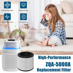 Filtro de Repuesto Cobectal H14 True HEPA para Purificador de Aire 3 en 1 ZQA-5000A, Panel de Carbón, Alimentación por Gas, para Uso en Casa, Oficina, Auto y RV - Product Image 5