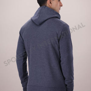 Sudadera con Capucha de Manga Larga para Hombre, 100% Algodón, Bordada, Estampada Personalizada, Sostenible, Altamente Transpirable, Corte Regular, Temporada de Invierno, OEM - Product Image 3