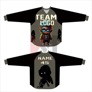 Camisetas de Paintball personalizadas y transpirables, ropa deportiva completamente sublimada de calidad excepcional, acolchado protector, juego de tela que absorbe el sudor - Product Image 5