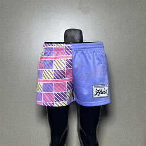 Shorts de rugby d'été personnalisés de style australien Western Country pour enfants et hommes avec poches et fermetures éclair, design par sublimation - Product Image 1