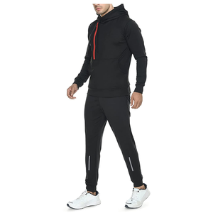 Ensemble de vêtements de jogging d'entraînement de sports d'hiver à la mode pour hommes personnalisé imprimé grande taille survêtement deux pièces - Product Image 6