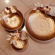 Urli, diseño a la moda, Color dorado, hierro, decoración para evento en casa y boda, Urli - Product Image 4