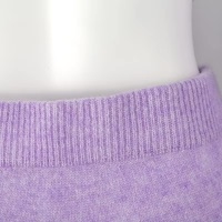 Derniers ensembles de pulls et de pantalons pour femmes en cachemire à taille moyenne tricotés sans couture pour femmes
