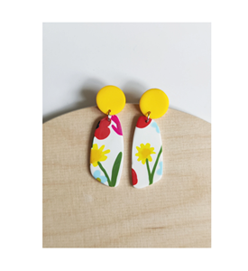 High Quality <b>Resin</b> Fine Jewelry Earrings Exaggerated Colorful <b>Clear</b> <b>Resin</b> Earrings Top Demanding Cheap Price - Product Image 1