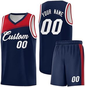Maillots de basket-ball personnalisés pour hommes et femmes, ensemble de shorts, confortables, respirants, à double face, uniformes de basket-ball réversibles à séchage rapide - Product Image 3