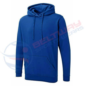 Sweat à capuche unisexe 100% coton haute qualité à manches longues vente en gros 2024 pull léger Wight sweats à capuche confortables pour hommes femmes - Product Image 4