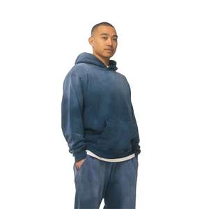 Sudadera con Capucha Tie-Dye para Hombre, Fabricada a Medida por el Fabricante OEM, con Capucha Ajustable y Bolsillo Tipo Canguro - Product Image 1