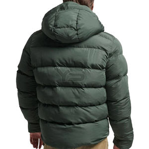 Fashionable Winter Puffer <b>Jacket</b> <b>Plus</b> <b>Size</b> Windproof <b>Waterproof</b> Stand Collar Zipper Closure Woven Woolen Coated - Product Image 6