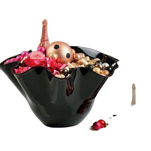 Cuenco para servir chocolate de color negro de metal de primera calidad, mesa de diseño elegante, cuenco decorativo para servir chocolate a un precio razonable - Product Image 1