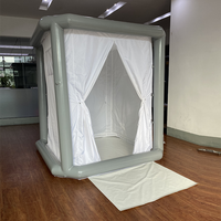 Structure Gonflable pour Simulateur de Golf – Abri Portable pour Garage, Studio ou Salle de Pratique Intérieure – Tente de Pratique avec Filet (Structure Uniquement)