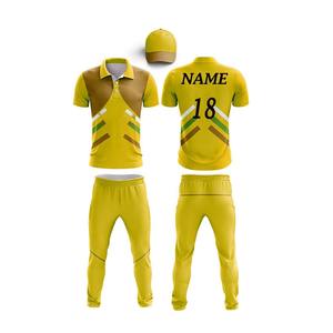 Ensemble d'uniformes de cricket sublimés pour hommes OEM personnalisé vêtements de sport respirants coupe confortable maillot et bas de l'équipe de cricket - Product Image 4