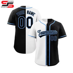 Fabricación de camisetas de béisbol a rayas para hombres, mujeres, jóvenes, Chico, bordado, sublimación, impreso, equipo de béisbol, Jersey - Product Image 4
